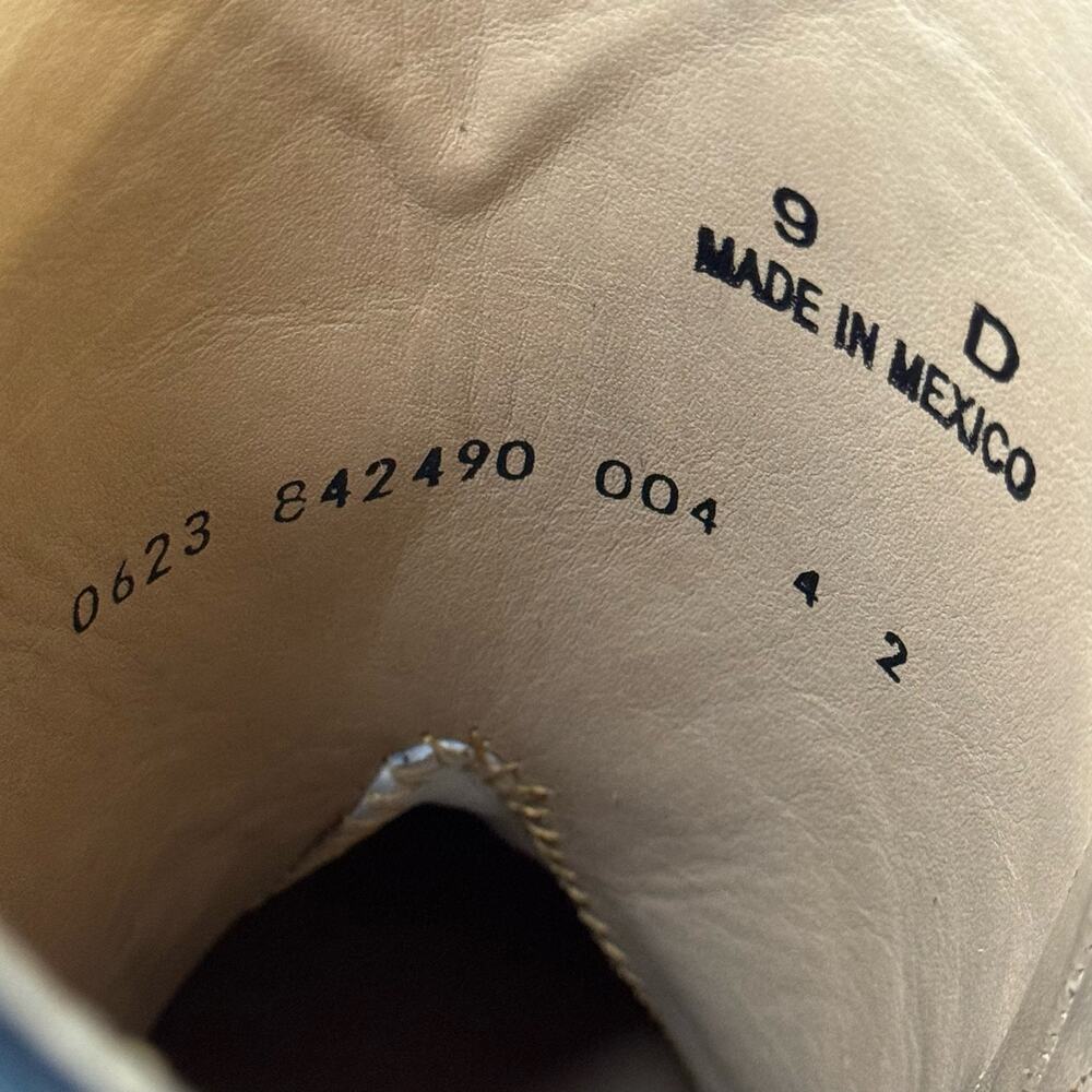 JRC & Sons Men's Miguel Full Quill Exotic Ostrich Roper Boot Black Size 9 D EUC - Picture 9 of 10